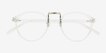 Chillax Clear MetalEyeglass Frames from EyeBuyDirect, Closed View