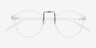 Chillax Clear MetalEyeglass Frames from EyeBuyDirect, Closed View