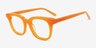 Romy Orange AcetateEyeglass Frames from EyeBuyDirect, Angle View