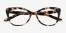 Lydia Ivory Tortoise AcetateEyeglass Frames from EyeBuyDirect, Closed View