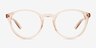 Zoff Clear Orange AcetateEyeglass Frames from EyeBuyDirect, Front View
