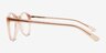 Zoff Clear Orange AcetateEyeglass Frames from EyeBuyDirect, Side View