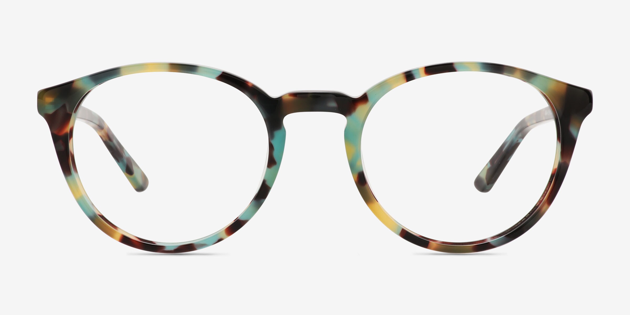 Zoff Round Floral Tortoise Full Rim Eyeglasses | Eyebuydirect
