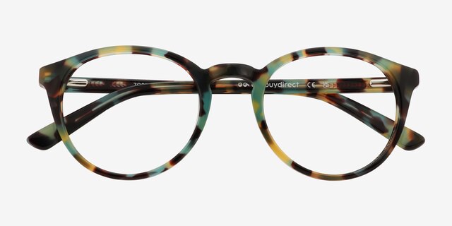 Zoff Floral Tortoise AcétateMontures de lunettes de vue d'EyeBuyDirect, Vue Rapprochée