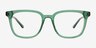 Wagner Green AcetateEyeglass Frames from EyeBuyDirect, Front View