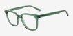 Wagner Green AcetateEyeglass Frames from EyeBuyDirect, Angle View