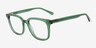 Wagner Green AcetateEyeglass Frames from EyeBuyDirect, Angle View