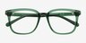 Wagner Green AcetateEyeglass Frames from EyeBuyDirect, Closed View