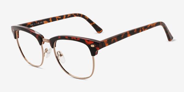 Tortoise Gold Tate -  Plastic Eyeglasses