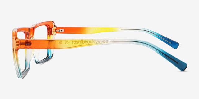 Big Love Rainbow PlasticEyeglass Frames from EyeBuyDirect, Side View