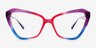 Rise Up Rainbow Purple PlasticEyeglass Frames from EyeBuyDirect, Front View