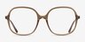 Winefred Brown PlasticEyeglass Frames from EyeBuyDirect, Front View