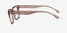 Barclay Brown PlasticEyeglass Frames from EyeBuyDirect, Side View