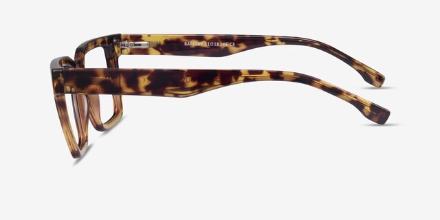 Barclay Tortoise Yellow PlastiqueMontures de lunettes de vue d'EyeBuyDirect, Vue de Côté