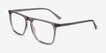 Harden Gray PlasticEyeglass Frames from EyeBuyDirect, Angle View