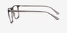 Harden Gray PlasticEyeglass Frames from EyeBuyDirect, Side View