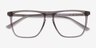 Harden Gray PlasticEyeglass Frames from EyeBuyDirect, Closed View