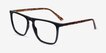 Harden Black PlasticEyeglass Frames from EyeBuyDirect, Angle View