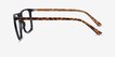 Harden Black PlasticEyeglass Frames from EyeBuyDirect, Side View