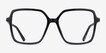 Vardy Black PlasticEyeglass Frames from EyeBuyDirect, Front View