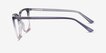 Farina Purple Clear PlasticEyeglass Frames from EyeBuyDirect, Side View