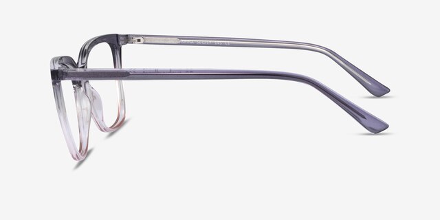 Farina Purple Clear PlasticEyeglass Frames from EyeBuyDirect, Side View