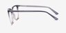 Farina Purple Clear PlasticEyeglass Frames from EyeBuyDirect, Side View