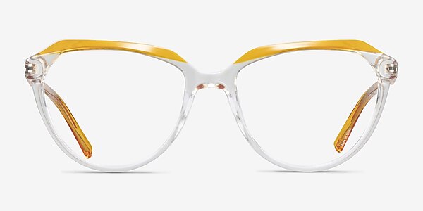 Graeme Clear Yellow Plastique Montures de lunettes de vue