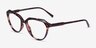 Graeme Fleuries PlastiqueMontures de lunettes de vue d'EyeBuyDirect, Vue d'Angle