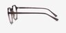 Schaye Brown PlasticEyeglass Frames from EyeBuyDirect, Side View