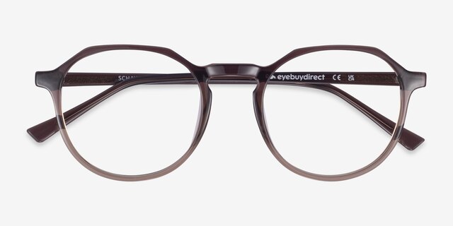 Schaye Brown PlasticEyeglass Frames from EyeBuyDirect, Closed View