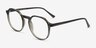 Schaye Green PlasticEyeglass Frames from EyeBuyDirect, Angle View