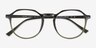 Schaye Green PlasticEyeglass Frames from EyeBuyDirect, Closed View