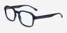 Hardie Bleu marine PlastiqueMontures de lunettes de vue d'EyeBuyDirect, Vue d'Angle