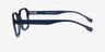 Hardie Bleu marine PlastiqueMontures de lunettes de vue d'EyeBuyDirect, Vue de Côté