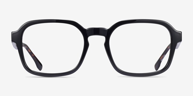 Hardie Noir PlastiqueMontures de lunettes de vue d'EyeBuyDirect, Vue de Face