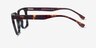 Fletcher Noir PlastiqueMontures de lunettes de vue d'EyeBuyDirect, Vue de Côté