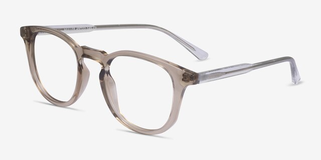 Muller Brun PlastiqueMontures de lunettes de vue d'EyeBuyDirect, Vue d'Angle