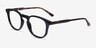 Muller Noir PlastiqueMontures de lunettes de vue d'EyeBuyDirect, Vue d'Angle