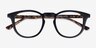 Muller Noir PlastiqueMontures de lunettes de vue d'EyeBuyDirect, Vue Rapprochée