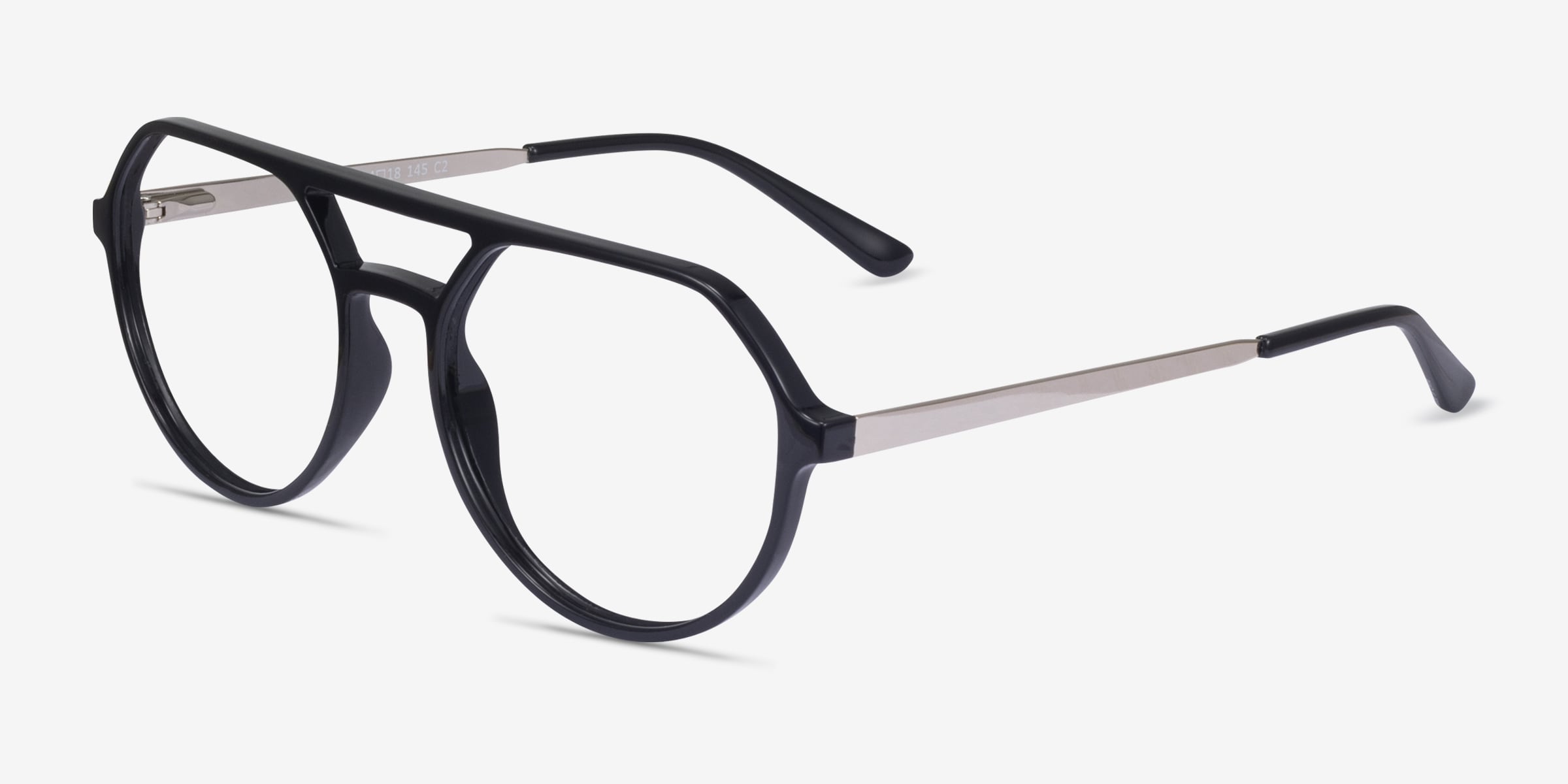 アイケア hara Hara Aviator Black Glasses for Men | Eyebuydirect