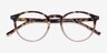 Wilkes Tortoise Pink PlastiqueMontures de lunettes de vue d'EyeBuyDirect, Vue Rapprochée