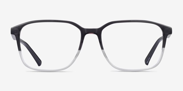 Payet Black Clear PlastiqueMontures de lunettes de vue d'EyeBuyDirect, Vue de Face
