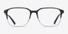 Payet Black Clear PlastiqueMontures de lunettes de vue d'EyeBuyDirect, Vue de Face