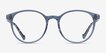 Lasker Blue PlasticEyeglass Frames from EyeBuyDirect, Front View