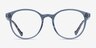 Lasker Bleu PlastiqueMontures de lunettes de vue d'EyeBuyDirect, Vue de Face