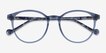 Lasker Blue PlasticEyeglass Frames from EyeBuyDirect, Closed View