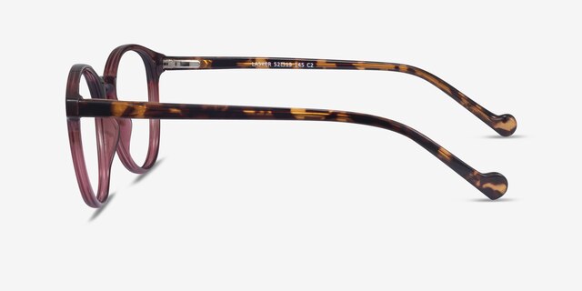 Lasker Violet PlastiqueMontures de lunettes de vue d'EyeBuyDirect, Vue de Côté