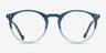 Rodina Bleu PlastiqueMontures de lunettes de vue d'EyeBuyDirect, Vue de Face
