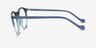 Rodina Bleu PlastiqueMontures de lunettes de vue d'EyeBuyDirect, Vue de Côté